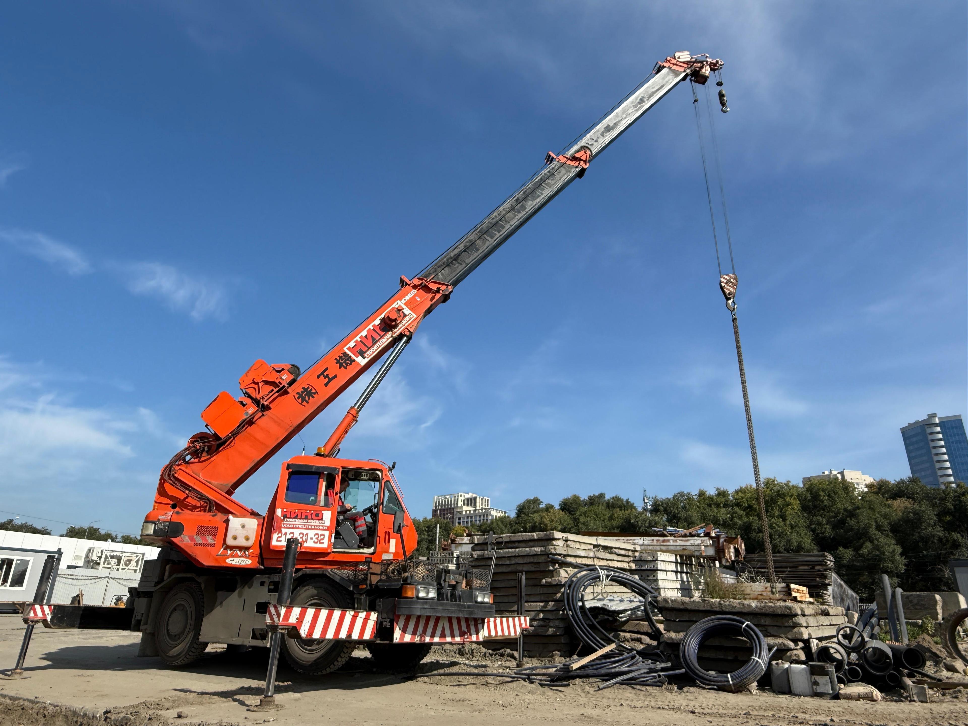 Кран самоходный Kobelco RK160-5 - фото 1