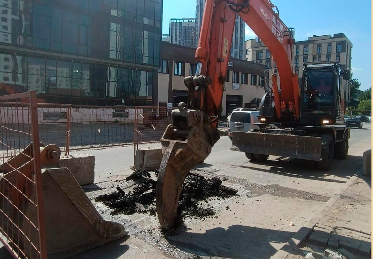 Рыхлитель (клык) на базе колесного экскаватора - фото 1